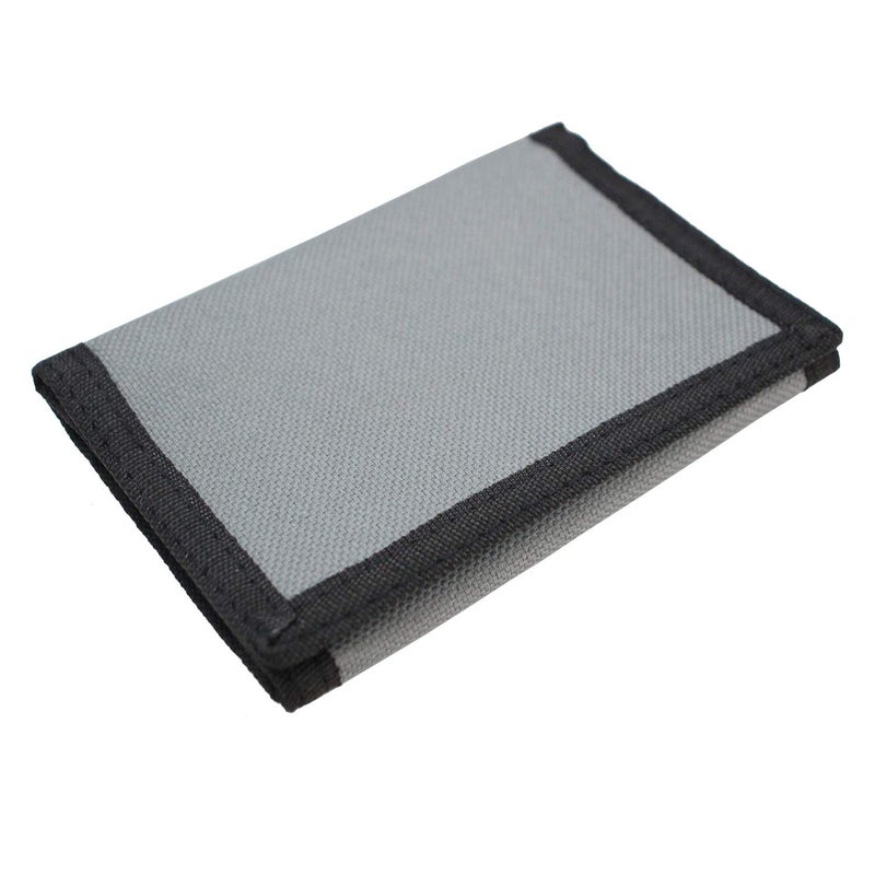 JONYEE Kids Wallet for Boys and Girls, Novelty Wallet for Boys and Girls Ages 5-7, Camo Teen Wallet for Kids Birthday Gifts - Pure Gray - Image 1